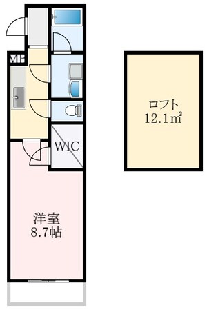 フジパレス初芝駅南Ⅱ番館の物件間取画像